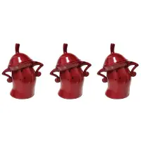 Typecat 3X Canister with Attitude,Fun Airtight Kitchen Storage Canisters,Cute Food Storage Tank with Airtight Lid Red