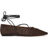 Ralph Lauren Nauhaballerina suklaa