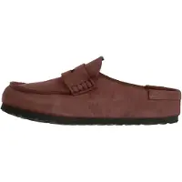 Birkenstock for woman. 1032804 Pink Naples Wrapped Leather Loafers (Narrow Fit) (40), Flat, Suede, None, Casual