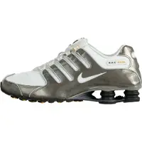 Nike Matalavartiset tennarit 'Shox NZ' tummanharmaa / valkoinen