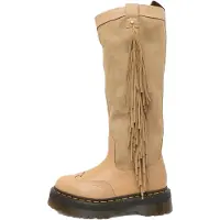 Dr. Martens Saappaat 'Fringe Hi' beige