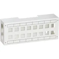 LK Wall patch box 16 port white