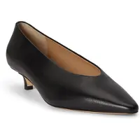 Ralph Lauren for woman. 802P16893001 Black leather Kitten shoe (36), 3 to 5 cm, None, Casual, Classic