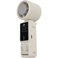 Verbatim – Cool 'n' Go Ice Touch Pro Handheld Fan White/Silver (32348)