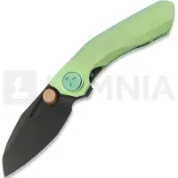 Reate VK-FROK kääntöveitsi, Green Titanium, Black DLC