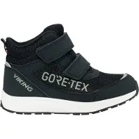Viking Bouncy GTX 2V Mid Vedenpitävät Lenkkarit, Black, 30