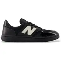 New Balance unisex. U500V1_LI T500 black leather sneakers (41.5), Flat, Laces, Casual
