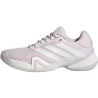 Adidas Urheilukengät 'Barricade 14' roosa / hopea / valkoinen