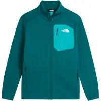 The North Face Toiminnallinen fleecetakki 'CREST' turkoosi / smaragdi / valkoinen