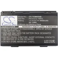 Cameron Sino Toshiba Satellite M60 PA3431U-1BAS PA3431U-1BRS akku 4400 mAh