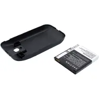 123accu Samsung Galaxy Ace 2 GT-I8160 GT-I8160P yhteensopiva tehoakku laajennetulla takakannella 3300 mAh