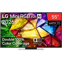 LG 55MRGB87B3B.AEU 55" 4K Mini RGB evo webOS TV, Dolby Vision, HDR10, HLG