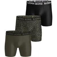 Björn Borg Men's Sports Microfiber Boxer 3-pack Multipack 2 S