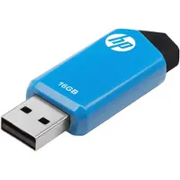 HP – v150w, 16 GB, USB A-tyyppi, 2.0, Liuku, Musta, Sininen (HPFD150W-16)