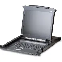 Aten – 19" KVM console with 17" LCD screen, 1U, US (CL1000M-ATA-AG)