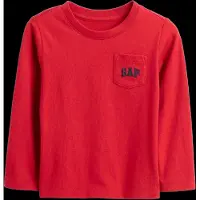 Gap Baby & Toddler Logo Pocket T-Shirt - Red - 74/80