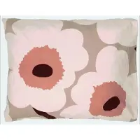Marimekko Unikko Pillowcase 60X63-65X65 Cm - Beige - 65X 65CM