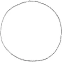 Typecat Fashion Jewelry Stainless Steel Necklaces for Men Women Keel Chain Choker Necklace 3mm 24inch