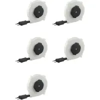 ISTOVO 5X Auto Retractable Power Reel Cable 102x18.5mm 220v Camping Wire Power Reel Cables Sleeve for Global EU Plug