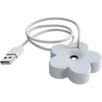 Typecat Mini kannettava ilmankostutin USB-kaapelilla, tiivistyssuunnittelu, henkilökohtainen matkustaminen, makuuhuone, valkoinen