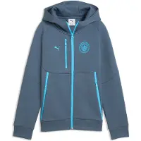 Puma Manchester City Fc 26/27 Tech Hoodie Matkustaa Juniorin Täysvetoketjullinen Huppari