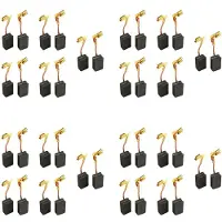ISTOVO 40Pcs Carbon Brushes Engine Coal Brushes CB459 Replacement for MKT GA4530R GA4534 GA5034 JS1000 GA5030 Angle Grinder