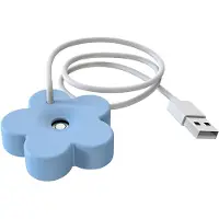 Typecat Mini kannettava ilmankostutin USB-kaapelilla, tiivistyssuunnittelu, matkustaminen, henkilökohtainen, makuuhuone, sininen