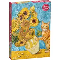 CherryPazzi Cat & Art 1000p palapeli