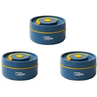 Torribaly 3X Food Lunch Container,Stainless Steel Lunch Container Portable Bento Box Food Container A