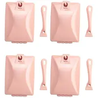 ISTOVO 4X Carpet Cleaner Brush Sweeper Dirt Handheld Sofa Bed Pet Hair Debris Dirt Fur Roller Brush Household Cleaning Tool