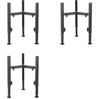 ISTOVO 3X Dog Bowl Stand,Tall Dog Food Stand Adjustable,Elevated Dog Bowl Holder Raised Water Feeder for Medium,Large Dog