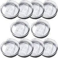 Tlily Skinny Tumbler Replacement Lids 10 Pack, Plastic Resistant Lids Covers Spill Proof for Skinny Tumbler Lid 20 Oz