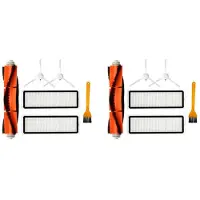 Torribaly 2 Set Main Brush Side Brush Hepa Filter Replacement for Bot D9 Max Robotic Vacuum Cleaner Parts