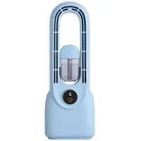 Typecat Bladeless Fan Portable AirConditioner LEDDisplay Desktop Fanless Blade Cooling Fan Tower Air Cooler for Office Bedroom B