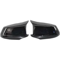 ISTOVO Black Mirror Covers Fit for 5 Series F10/F11/F18 Pre-Lci 11-13 Mirror Caps Replacement Side Mirror Caps Rear Door Wing Rear-View Mirror Stickers