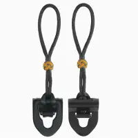 Exogio 2 Pack Guitar Strap Locks Anti-Slip Strap Lock System with Cable Holder & Strap Slot for Acoustic Electric Guitars