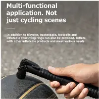 Melitt TOSUOD Bicycle Pump Portable Bicycle Pump MTB Mountain Bike Pump for Mountain Road Bike Cycling Tire Inflation Tool