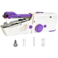 Kepptory Handheld Sewing Machine for Beginners, Sewing Machine for Quick Stitching with Sewing Kits Suitable for Home,Travel