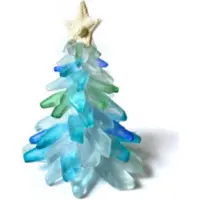 Semoic Christmas Window Christmas Tree Decorations Ornaments Ocean Starfish Decoration Christmas Tree Design B