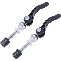 Torribaly 2X Black Bicycle Quick Release Post Clamp Binder 6 x 55mm Rod