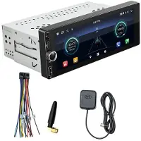 Typecat Car 6.86 Inch 1 Din MP5 Player Portable Screen Navigation Display Wireless Carplay Android Auto Player 2+32G