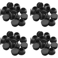 Typecat 96Pack Chair Table Legs Plug 22mm Diameter Round Plastic Cover Thread Inserted Tube to Protect the Floor and Bumps