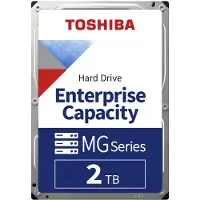 Toshiba MG10 3.5" 2 Tt, 7200 RPM, 512 MB, SATA III -kovalevy (yrityskäyttöön)