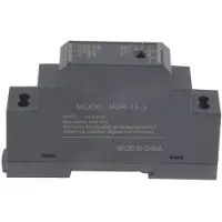 ISTOVO 10X DIN Rail Power Supply 5V 3A 15W, Input 100-240V AC 50/60Hz DIN Rail Transformer for Home or Industrial Automation
