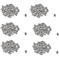 Torribaly 300pcs M3x3mm Stainless Steel Hex Socket Set Cap Point Grub Screws Silver