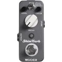 ISTOVO MOOER MRV1 ShimVerb Reverb Guitar Effect Pedal 3 Modes Room Spring Shimmer Reverb Compact Pedal for Electric Guitar