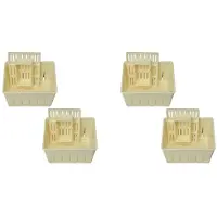 Torribaly 4PCS Tofu-Press Mould Food Grade PP DIY Homemade Tofu-Maker Pressing Mold Kit Kitchen Tool Tofu-Box Tofu-Press Mold Kit
