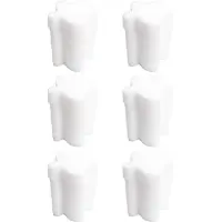 Torribaly 300Pcs White Floating Spa Sponge Turtle Oil Absorbing Hot Tub Skimmer Scum Absorber Cleaners for Swimming Pool