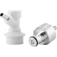 ISTOVO Carbonation Stainless Steel Carbonator with Liquid Lock Disconnect 1/4inch Hot Homebrew Soda Water Carbonate Beer