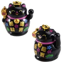 ISTOVO Cute Cat Statues, Cat Feng Shui Ornaments, Home, Office, Car Dashboard Decoration